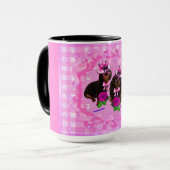 Victorian Wow Weenie Damen Kaffeetasse (Vorderseite Links)