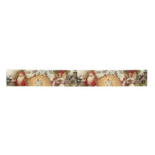 Victorian Yuletide Treasures Collage Satinband (Vorderseite)