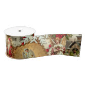 Victorian Yuletide Treasures Collage Satinband (Spule)