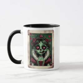 Victorian Zombie Queen of Hearts Tasse