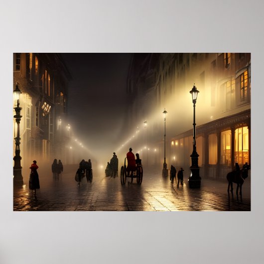 Victoriana Elegance 1888 London Poster (Vorne)