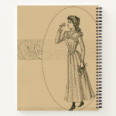 Victorianische Damenzeitschrift Notizblock (Rückseite)