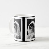 victorianische Frau in Cameo-Pose Kaffeetasse (Vorderseite Links)