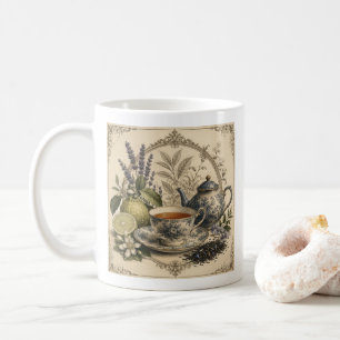 victorianischer Earl Grey Becher Kaffeetasse