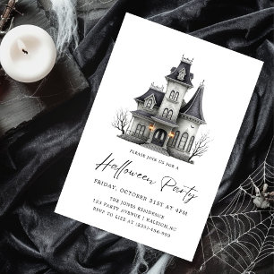 Victorianischer Halloweenparty-Einladung für Erwac Einladung