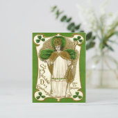 Victorianischer St. Patrick's Day Feiertagspostkarte (Stehend Vorderseite)