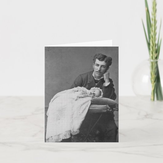 Victorianischer Todesfoto Karte (Vorderseite)