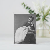 Victorianischer Todesfoto Postkarte (Stehend Vorderseite)