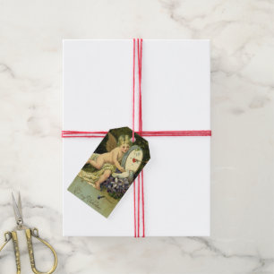 Victorianischer Valentinstag, Vintage-Engel Liebes Geschenkanhänger