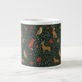 Victorianisches Weihnachts-Tier & Botanik  Jumbo-Tasse (Vorderseite)
