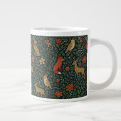 Victorianisches Weihnachts-Tier & Botanik  Jumbo-Tasse (Rechts)