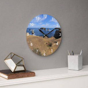 Victoria's Bay of Islands Küstenpanorama Große Wanduhr
