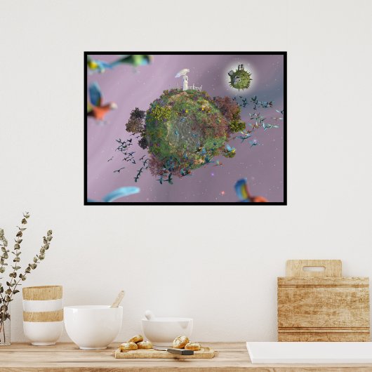 Victoria's World Poster (Küche)