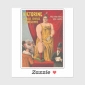 Victorine, die schöne große Pariser Frau Aufkleber (Blatt)