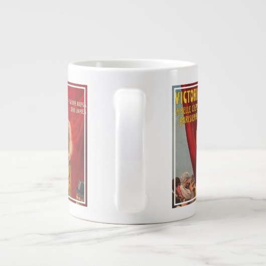 Victorine, die schöne große Pariser Frau Jumbo-Tasse (Rückseite)