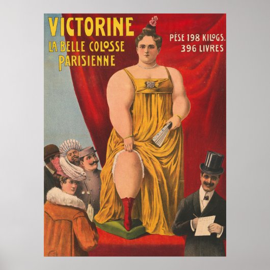 Victorine, die schöne große Pariser Frau Poster (Vorne)