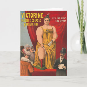 Victorine, die schöne große Pariserin Karte