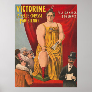 Victorine, die schöne Pariserin große Frau Poster