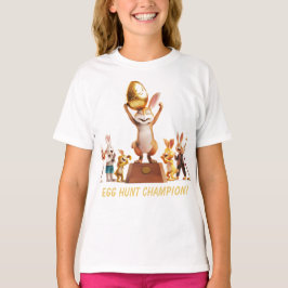 Victorious Bunny Egg Hunt Champion T-Shirt