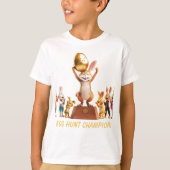 Victorious Bunny Egg Hunt Champion T-Shirt (Vorderseite)