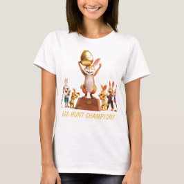 Victorious Bunny Egg Hunt Champion T-Shirt