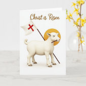 Victorious Sheep Celebration Card Karte (Gelbe Blume)