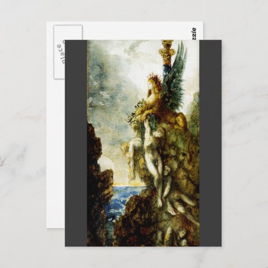 Victorious Sphinx von Gustave Moreau Postkarte (Vorne/Hinten)