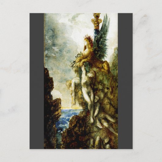 Victorious Sphinx von Gustave Moreau Postkarte (Vorderseite)