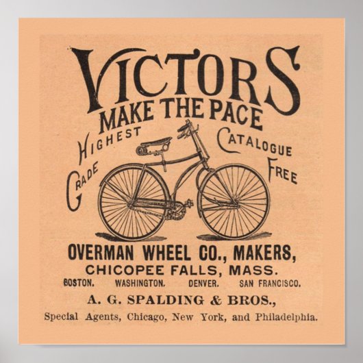 Victors Bikes Poster (Vorne)