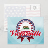 Victorville, CA Postkarte (Vorne/Hinten)