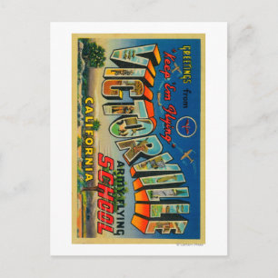 Victorville, Kalifornien, Army Flying School Postkarte