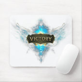 Victory - A Symbol of Triumph and Achievement Mousepad (Mit Mouse)