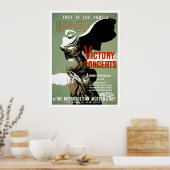 Victory Concert Met NYC 1938 WPA Poster (Küche)
