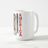 Victory Day Patriotic erschüttert USA Art Kaffeetasse (VorderseiteRechts)
