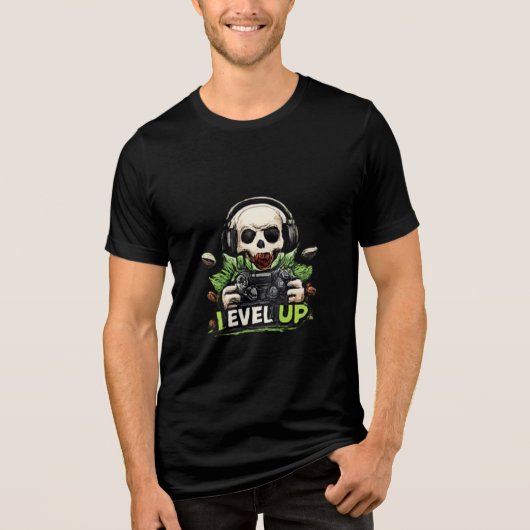Victory Gamer Logo Kunst Tri-Blend Shirt (Vorderseite)