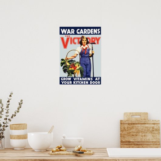 Victory Garden Poster (Küche)