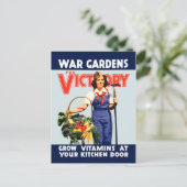 Victory Garden Postkarte (Stehend Vorderseite)