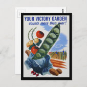 Victory Garden Postkarte (Vorne/Hinten)