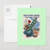 Victory Garden Postkarte (Vorne/Hinten)