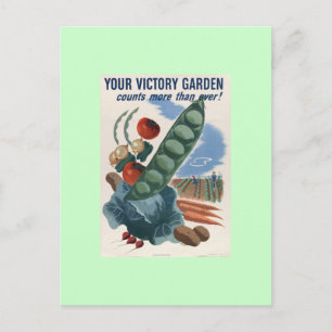 Victory Garden Postkarte