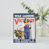 Victory Garden Postkarte (Stehend Vorderseite)