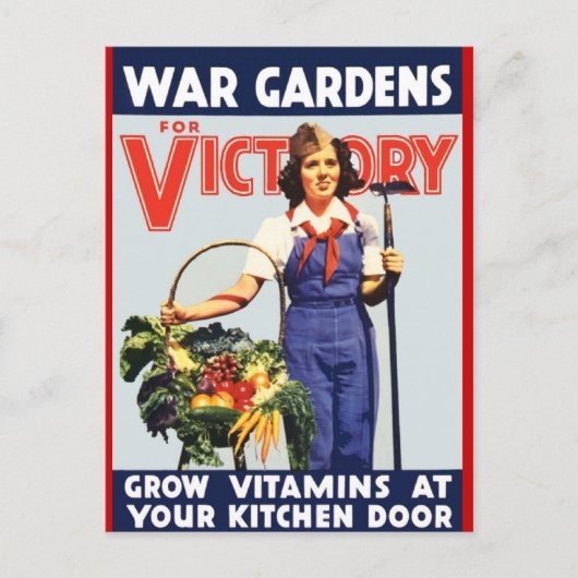Victory Garden Postkarte (Vorderseite)