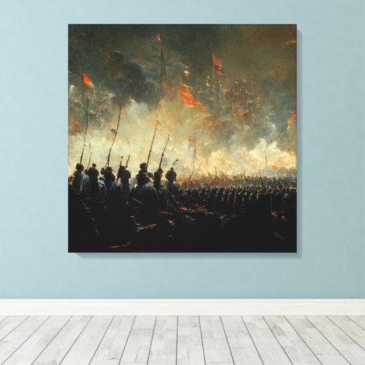 Victory Leinwanddruck (Insitu (Holzboden))