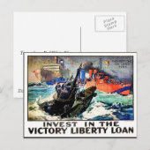 Victory Liberty Loan Postkarte (Vorne/Hinten)