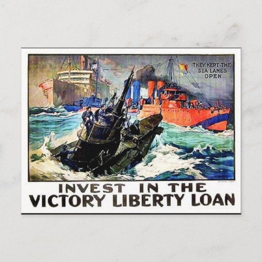 Victory Liberty Loan Postkarte (Vorderseite)