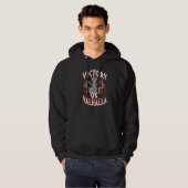 Victory Or Valhalla Thor's Hammer Viking Vikings   Hoodie (Vorne ganz)
