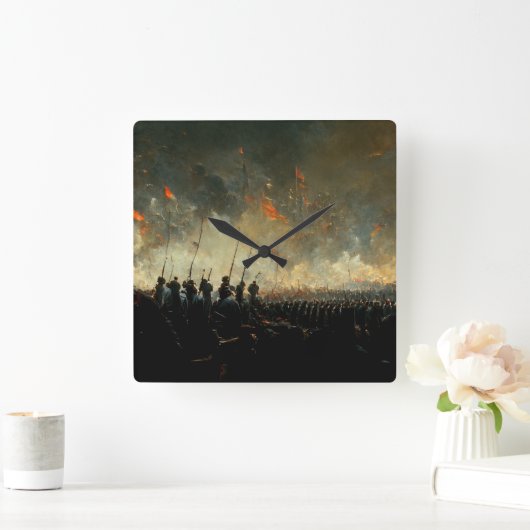 Victory Quadratische Wanduhr (Zuhause)