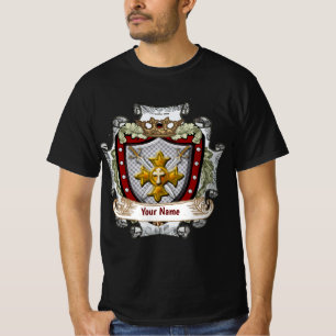 Victory Shield Nachname T-Shirt