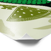 Victory Sign Hand Resistance Red Triangle Symbol Fotodruck (Ecke)