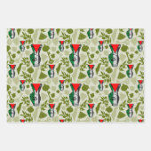 Victory Sign Hand Resistance Red Triangle Symbol Geschenkpapier Set (Vorderseite 2)